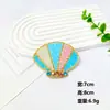 Patch de Estrela-do-Mar com Contas Feito à Mão de Luxo para Cabelo de Menina, Bolsas, Sapatos, Chapéus e Tecidos Decorativos