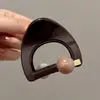 Pinzas para el Cabello Dopamina Primavera/Verano para Mujer, Pasadores de Colores, Pinzas de Tiburón, Pinzas para el Cabello de Lunares y Estampado de Leopardo para la Parte Posterior de la Cabeza, Accesorios para el Cabello de Alta Gama