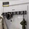 Perchero de pared estilo crema personalizado, no requiere taladro, para entrada de dormitorio y pasillo
