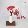 Decoraciones de Escena Estilo Antiguo, Accesorios de Fotografía de Caligrafía, Artefactos de Jade, Montaje para Fotografía de Transmisiones en Vivo y Videos Cortos, Flores de Ciruelo