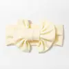 Novas Tiaras de Cabelo para Bebê com Fio Europeu e Americano, Acessórios Infantis com Laço de Cor Pura, Acessórios Finos e Confortáveis para Cabelo de Bebê para Todas as Estações