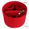 Bolsa Interior de Fieltro para Mochila Bolsa Organizadora de Almacenamiento Desmontable Bolsillo Interior Bolsa Interior para Botella de Agua Almacenamiento de Maquillaje Bolsa de Fieltro