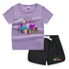 Camiseta de cuello redondo para niños de verano 2023, pantalones cortos, camisa informal coreana, camiseta interior absorbente de sudor para niños