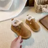 Algodão de Neve Infantil 2026 Novos Sapatos de Inverno Botas de Neve para Crianças Sapatos de Algodão para Crianças Maiores Veludo Plus Espessura Extra Sapatos de Inverno Item Quente