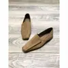 Mocasines planos de moda y sencillos con punta cuadrada y corte profundo para mujer, nuevos zapatos de cuero versátiles y elegantes para otoño e invierno, mocasines de slip-on de moda