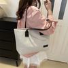 Bolso de Mano para Mujer de Gran Capacidad Estilo Coreano 2024 Nuevo Bolso Tote Simple Bolso Casual Bolso Cruzado de Lona