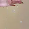 Varias Formas de Llevar ~ Cadena para Clavícula con Borla de Mariposa para Mujer Estilo Cool de Instagram Accesorios de Alta Gama Collar Popular Elegante y Suave