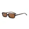 Nuevas Gafas de Sol Polarizadas Rectangulares Familia m Marco Pequeño Anti-UV de Gama Alta Moda para Hombre y Mujer Gafas de Acetato Personalizadas