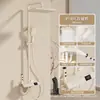 Pantalla Digital en Stock del Fabricante Luz Ambiental Teclas de Piano Juego de Ducha para Baño del Hogar Ducharse
