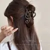 Novo Modelo 2026 Presilha de Cabelo com Padrão de Madeira e Nota Musical para Mulheres, Estilo Vintage de Alto Padrão, Grampo de Cabelo para a Parte de Trás da Cabeça, Acessório de Cabelo Elegante