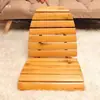 Taburete Plegable con Respaldo para Bañera de Madera de Cedro Silla para Bañera Accesorios de Madera Maciza para Salón de Belleza Baño