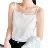 Camisola Seamless de Modal para Mujer, Camiseta Base Deportiva Ajustada Adelgazante, Lencería Delicada de Encaje, Versátil para Mujeres