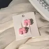 2025 Nova Presilha Rosa Dopamina Bico de Pato Meninas Fofa Moda Grampo para Franja Cabelo Quebrado Pequeno Grampo de Cabelo