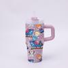 Copo Isolado de 14 oz Série Desenho Animado Natal Halloween Aço Inoxidável Mini Alça Personalização Multicolor