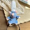 Diadema Ratatouille Mismo Estilo Muñeco de Peluche de Dibujos Animados Accesorio para el Cabello Pinza para el Pelo de Ratón Periférico Azul para Lavarse la Cara Ratatouille
