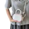 Moderna Bolsa Mini Cuadrada Portátil para Padres e Hijos Bolsa Cruzada Infantil de Dibujos Animados en Relieve para Niñas para Auriculares y Labial Transfronteriza