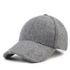Gorras para Hombres y Mujeres en Otoño e Invierno Cálidas de Lana Gorras de Béisbol Versátiles Gorras de Pico al por Mayor Outdoor Tendencia Marca Street Sencillas Invierno