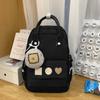 Mochila Casual Versátil de Moda Transfronteriza Nueva Mochila de Gran Capacidad Portátil Mochila Escolar para Estudiante de Secundaria y Preparatoria Femenina