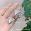 Plata Pura 999 Dragón Dumpling Lindo Dragón Hueco Collar Colgante Regalo Bienestar Transmisión en Vivo Venta al por Mayor Dropshipping