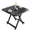 Mesa dobrável Mesa de jantar Mesa quadrada Mesa doméstica simples 1 m Mesa de jantar 90cm Mesa dobrável ao ar livre e cadeira para apartamento pequeno