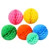 Pingente de Bola de Favo de Mel para Casamento Decoração de Casamento Sala de Casamento Sala de Estar Quarto Corredor Flor de Papel Bola Lanterna Kit de Bola de Favo de Mel