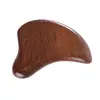 Tabla Gua Sha de Sándalo Verde Natural, Tabla Gua Sha en Forma de Corazón de Sándalo Dorado, Universal para Todo el Cuerpo, Tabla Gua Sha Cuadrada para Masaje de Espalda