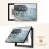 Cuadro decorativo de caja de medidor eléctrico Monet, pintura al óleo sin perforaciones, sala de estar, comedor, interruptor de freno eléctrico, mural, caja de distribución, subida hidráulica