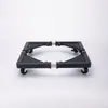 Rack Universal Empilhável para Máquina de Lavar e Secar Altura Retrátil Polia Rack de Armazenamento Geladeira Doméstica Suporte Móvel Espessado