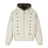 Chamarra de invierno para hombre Zuo Shandiaobao, imitación de terciopelo de visón, con capucha, cuero PU, algodón, cálida, engrosada, diseño de doble botonadura, prenda exterior de algodón