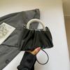 Bolsos para Mujer 2025 Otoño Nicho Nuevo Bolso de Mujer Perla Plisado Nube Bolso de Mano Pequeño Bandolera Cruzada Mini Bolso