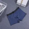 Ropa Interior para Hombre, Calzoncillos tipo bóxer Antibacterianos de Color Sólido, Calzoncillos tipo bóxer Transpirables de Talla Grande, Paquete de Cuatro al por Mayor de Shorts para Hombre
