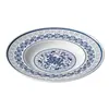 Xiangyuanmei Melamina Imitação Porcelana Louça Prato Restaurante Hot Pot Prato Azul e Branco Restaurante Restaurante Prato de Cozinha Prato de Acompanhamento Comercial