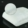 Tela de felpa blanca pura y negra Tapete para adorno de encimera Tela decorativa para exhibición Tela para puesto Tela de fondo para fotografía