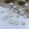 Soporte de flor de perla ABS accesorios de lazo broche hecho a mano DIY horquilla de pelo pulsera horquilla de pelo material de joyería