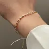 2025 Nova Pulseira de Pérolas de Cristal Contas Design de Nicho Feminino Personalizada Versátil Pulseira Acessórios para Mão Atacado