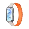 Nuevo modelo adecuado para Huawei Band 11, correa de reloj magnética de silicona de tres eslabones en forma de I delgada, compatible con Band 11 Pro