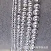 40cm Algodão Pérola Imitação Vidro Alto Brilho Fio Colorido Contas de Vidro Coloridas Acessórios para Joias DIY Contas com Furo Reto Contas Soltas Contas