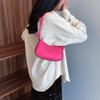 Bolso Pequeño para Mujer 2024 Primavera y Verano Bolso Satchel Retro de Hombro Bolso Cruzado Sencillo de Moda Bolso de Axila Estilo Extranjero Bolso de Mujer