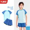 Traje de baño nuevo para niños, de dos piezas, protección solar, secado rápido, alta elasticidad, traje de baño conservador para niños pequeños, medianos y grandes