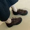 Zapatillas Casuales para Mujer de Estilo Ballet con Lazo, Diseño Versátil, Punta Redonda, Plataforma Gruesa, Slip-On