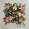 Parede de fileira de flores de peônia verde direto da fábrica adequada para fundo de casamento, decoração de atividades, decoração de casa, adereços de fotografia