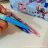 Parche de Dibujos Animados Bolígrafo de Gel Tipo Prensa Puntada Bolígrafo Lindo Bonito Tinta que No se Corre Estudiante de Primaria Negro Secado Rápido Bolígrafo para Firmas