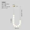 Lámpara de Araña Larga para Villa Loft Lujo Nórdico Creativo Luz para Escaleras Moderna Simple Luz LED Foco para Sala de Estar