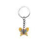 Llavero Colgante Mariposa PVC Pegamento Suave Hebilla Decorativa DIY Colgante Mochila Escolar Amazon Regalo Decorativo Venta al por Mayor en Stock