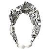 Diseño Nicho Meteorito Brillante Hebilla Magnética Bufanda de Seda Collar Bufanda Perezosa Colgante Magnético Cadena Clavícula Collar Collar para Mujer