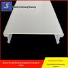 Produção por extrusão PMMA branco leitoso fosco linear luminária de escritório cúpula acrílico branco leitoso translúcido máscara de neblina