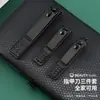 Set Personalizado de 18 Piezas de Cortaúñas Negro para Hombres y Mujeres, Herramientas de Belleza, Recortador de Cejas, Juego Completo con Logo Impreso