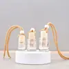 G009-Colgante Perfumador para Coche, Botella de Perfume para Coche, Colgante de Botella de Aromaterapia, Colgante de Botella de Perfume Cilíndrica de 8 ml, Logo Personalizable