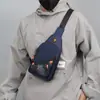 Bolso Bandolera para Hombre Bolso de Pecho Bolso de Cintura Puede Poner Auriculares Multifuncional de Viaje Versátil Casual Bolso de Hombro Venta al por Mayor