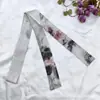 Faixa de cabelo Hanfu estilo chinês antigo faixa de cabelo estilo tinta lenço de seda estilo chinês tinta bambu fita amarrar bolsa cinto acessórios de vestuário